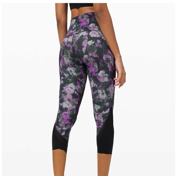 Lululemon Wunder Under High-Rise Crop 23" *Updated Scallop Full-On Luxtreme - Picture 7 of 7